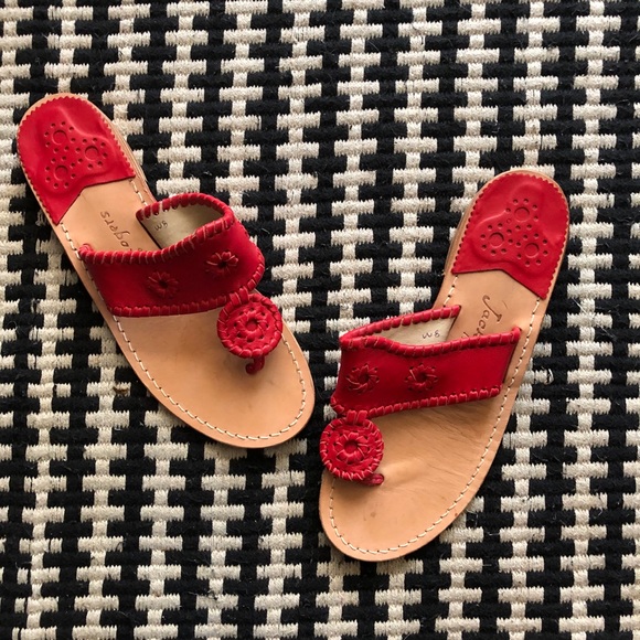 red jack rogers sandals